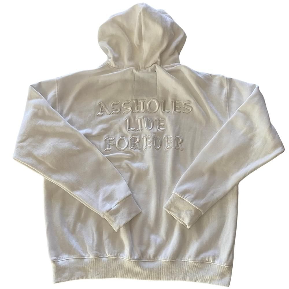 ALF Live Forever Hoodie With Built In Turtle Neck White Size Large - Picture 2 of 5